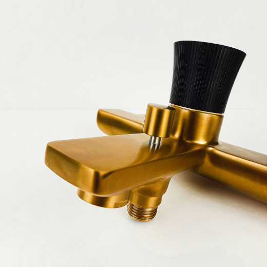 Смеситель для ванны PAINI Domus без аксессуаров, матовое золото PVD