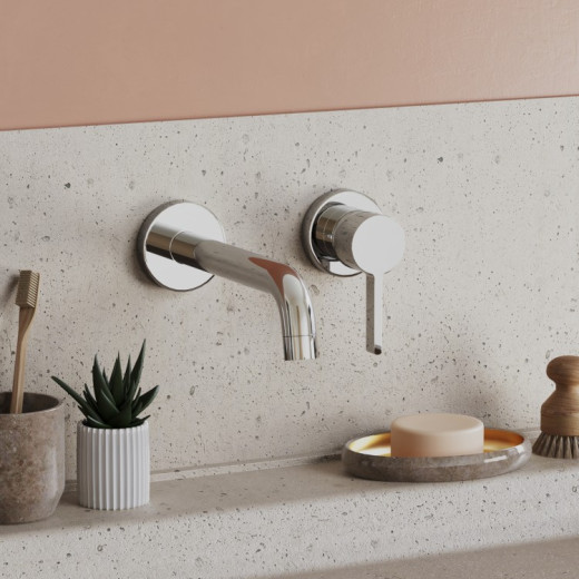 Смеситель для раковины PAINI Brera встраиваемый, хром