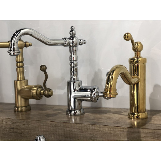 Смеситель для раковины Paini Duomo, старая бронза