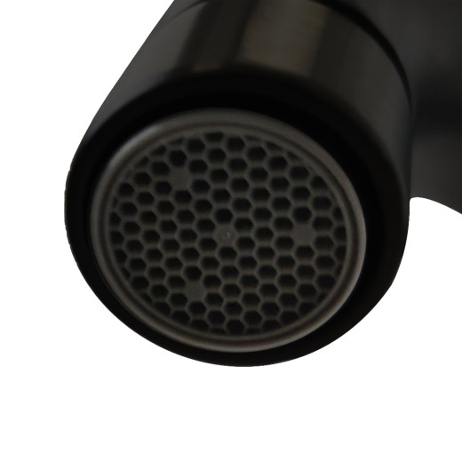 Смеситель для раковины PAINI Nove встраиваемый, чёрный