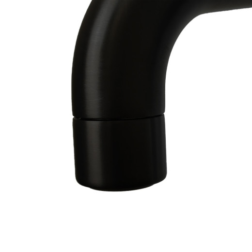 Смеситель для раковины PAINI Nove встраиваемый, чёрный