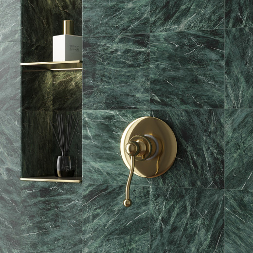 Смеситель для душа Paini Duomo встраиваемый, золото PVD