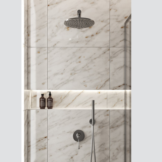 Смеситель для душа Paini Duomo встраиваемый, золото PVD