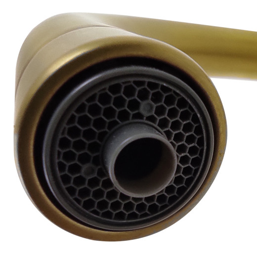 Смеситель для кухни Paini Cox на 3 воды, матовое золото