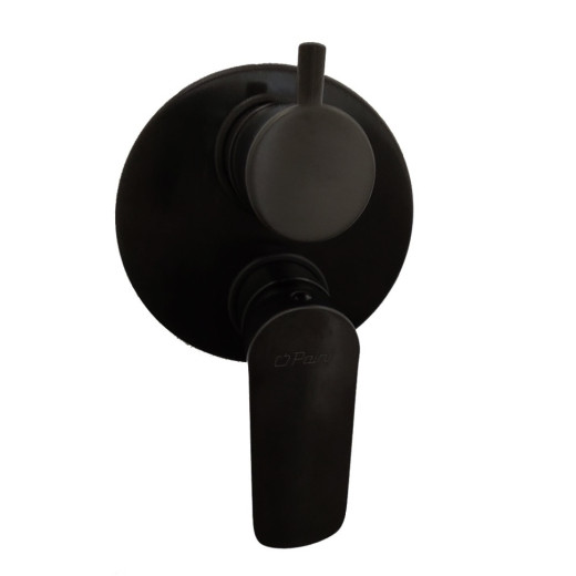 Смеситель для душа Paini Nove встраиваемый c дивертором, чёрный