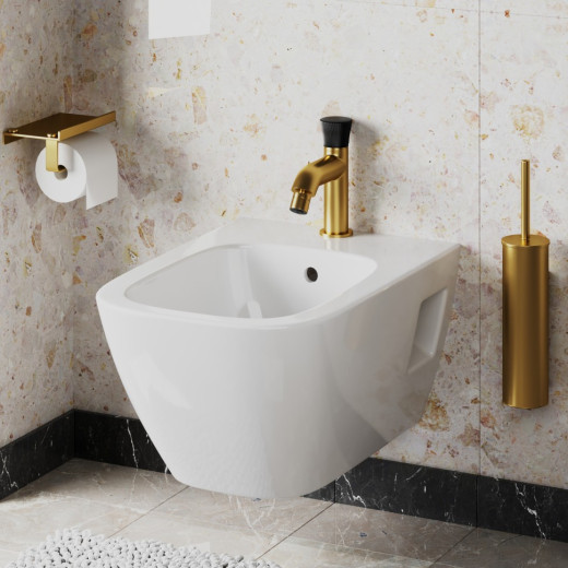 Domus смеситель для биде, матовое золото PVD