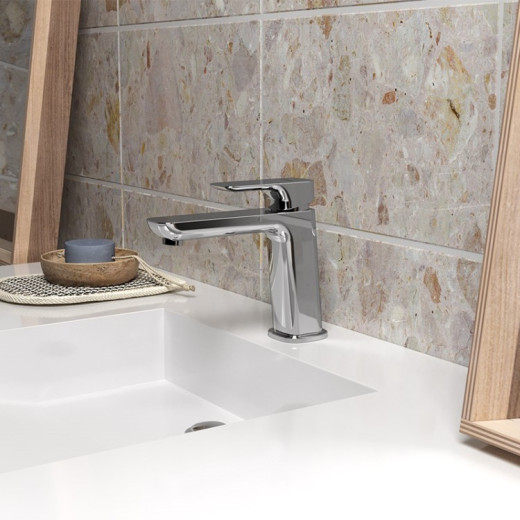 Смеситель для раковины PAINI Nove с длинным изливом, хром