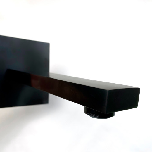 Смеситель для раковины Paini Grazia встраиваемый, черный матовый