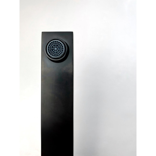 Смеситель для раковины Paini Grazia встраиваемый, черный матовый