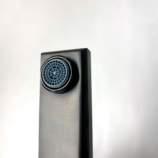 Смеситель для ванны Paini Grazia без аксессуара, черный матовый