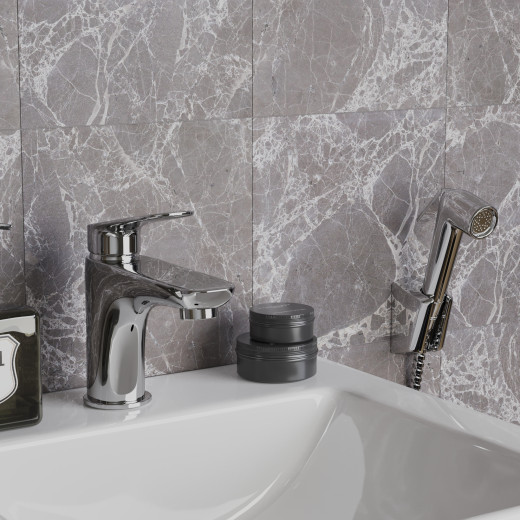 Смеситель для раковины Paini Laguna с гигиеническим душем