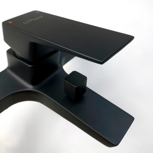 Смеситель для ванны Paini Torre без аксессуара, черный