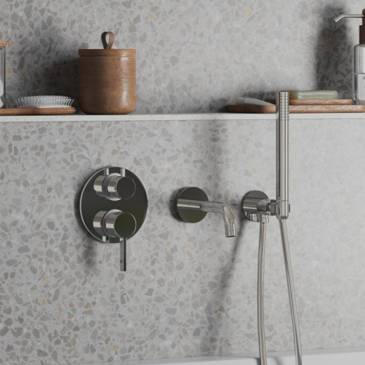 Смеситель для ванны Paini Brera встраиваемый, хром