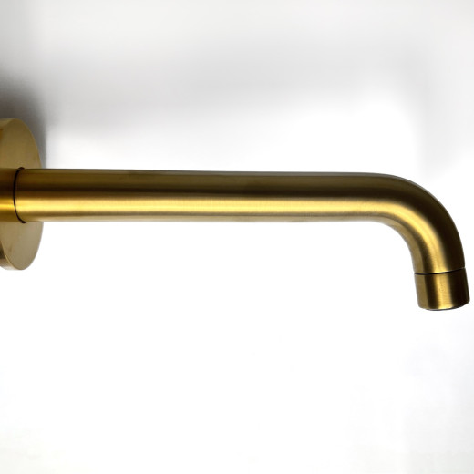 Смеситель для раковины Paini Brera встраиваемый, матовое золото PVD