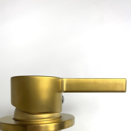 Смеситель для раковины Paini Brera встраиваемый, матовое золото PVD