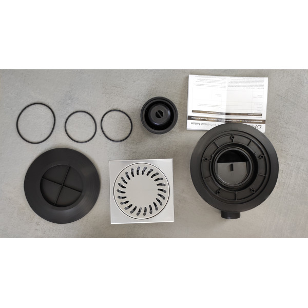 Душевой трап с решеткой Paini 150х150 мм