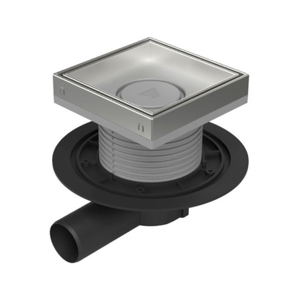 Душевой трап с решеткой под плитку Paini 150х150 мм