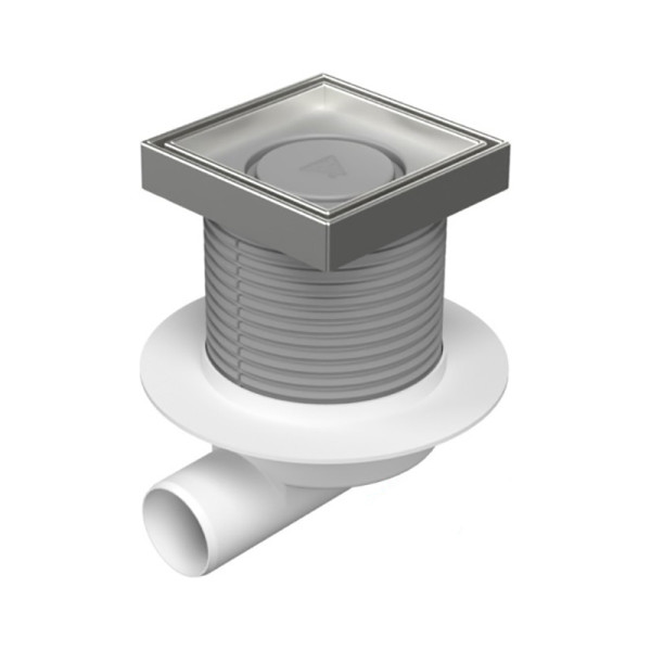 Душевой трап с решеткой под плитку Paini 125х125 мм, Нептун