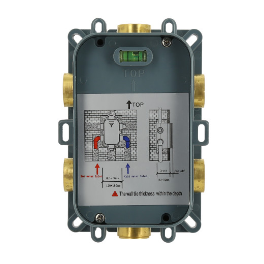 Eden Встраиваемый душевой комплект  3 режима TVZ-0817 Чёрный