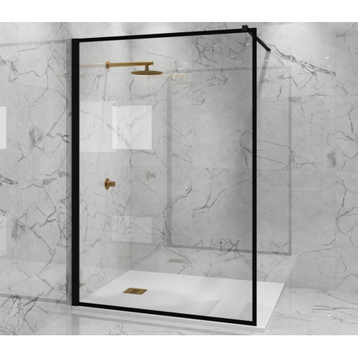 Душевая перегородка 100x195 рисунок рамка