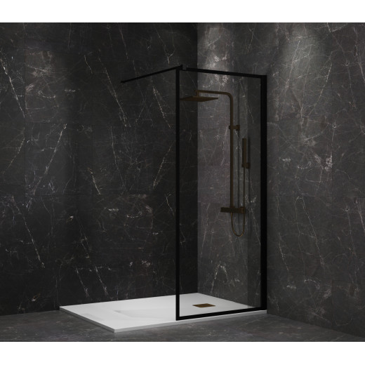 Душевая перегородка 80x195 рисунок рамка