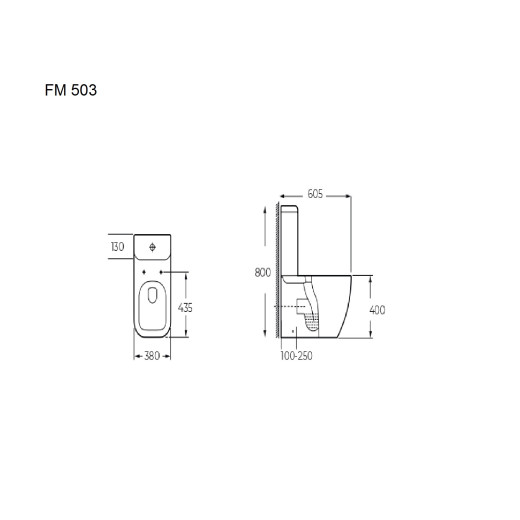 Унитаз напольный FM 503