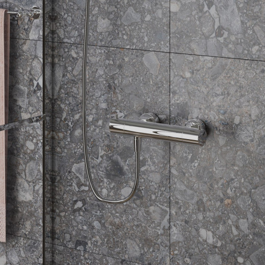 Смеситель для душа PAINI COX без аксессуара, с термостатом, хром CROMO3 (CR)