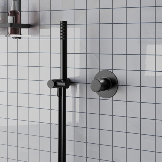 Смеситель для душа PAINI Cox Grip встраиваемый, черный матовый PVD (PZ)