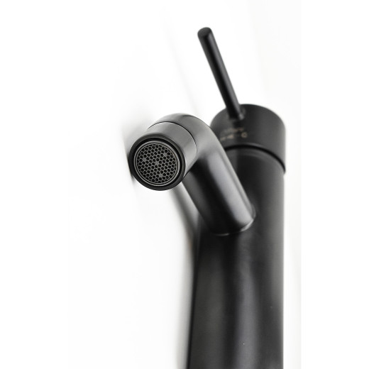 Смеситель для раковины PAINI Cox без донного клапана, черный матовый PVD (PZ)