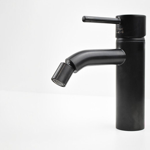 Смеситель для биде PAINI Cox без донного клапана, черный матовый PVD (PZ)