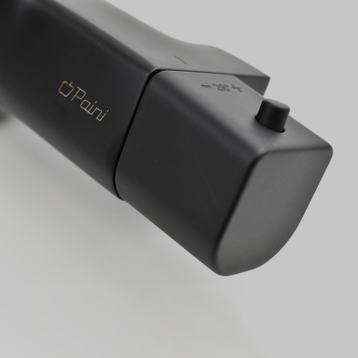 Смеситель для ванны PAINI Nove с термостатом, черный (YO)