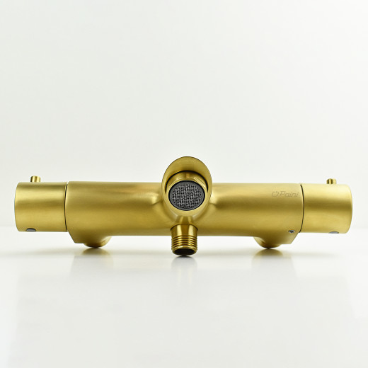 Смеситель для ванны и душа PAINI Cox термостат, матовое золото PVD (PJ)