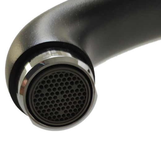 Смеситель для кухни, Fortis, черный матовый