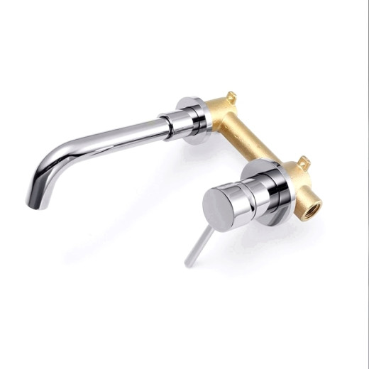 Atlas Хром. Встроенный смеситель для раковины скрытого монтажа TVZ-0814