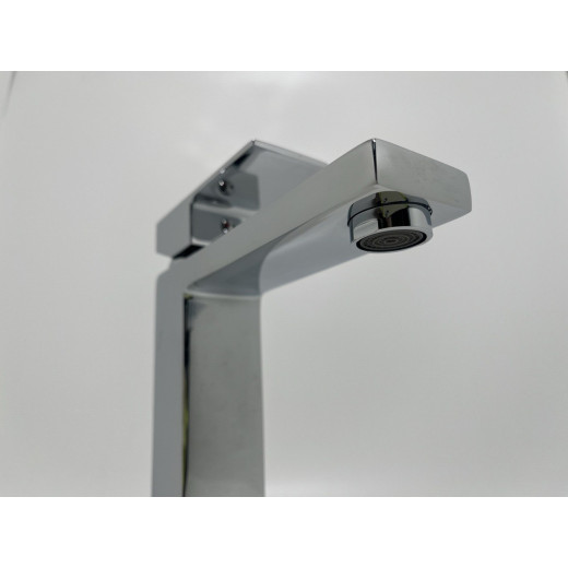 Fango Хром. Смеситель для раковины высокий TVZ-0938