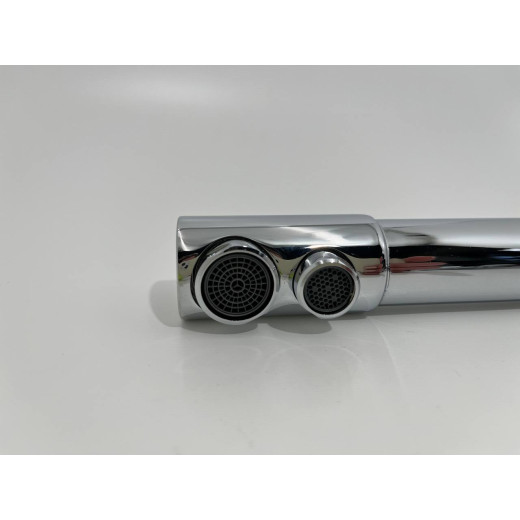 Izer Хром. Смеситель для кухни с подключением фильтра для воды AS-875-06