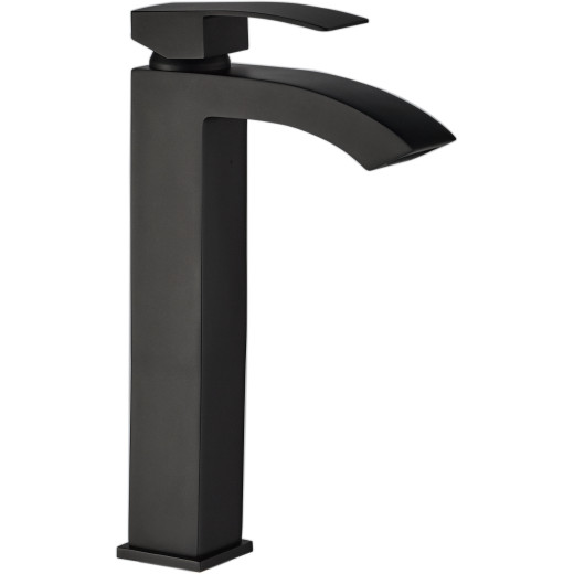 Luara Чёрный. Смеситель для раковины высокий TVZ-0901