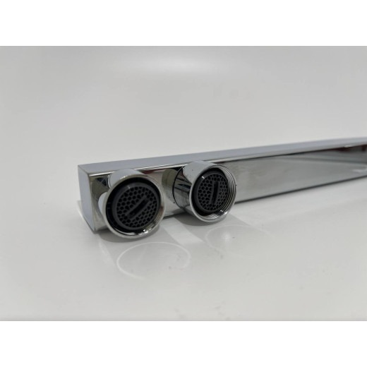 Rona Хром. Смеситель для кухни с подключением фильтра для воды AS-875-01