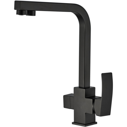 Rona Чёрный. Смеситель для кухни с подключением фильтра для воды AS-875-05