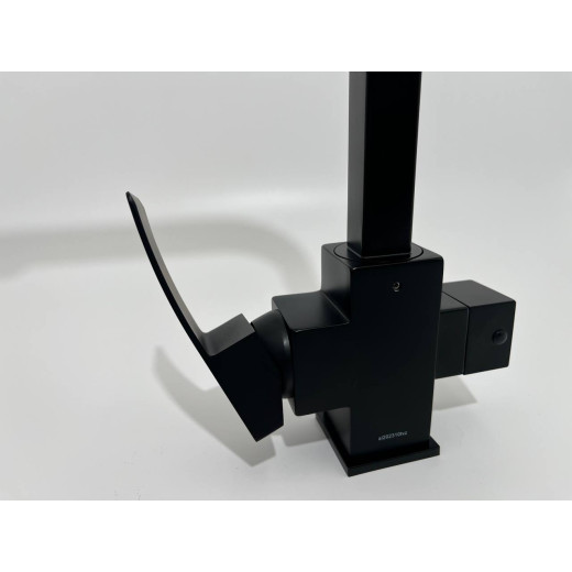 Rona Чёрный. Смеситель для кухни с подключением фильтра для воды AS-875-05