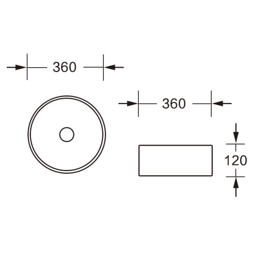 MU7044F-GW Накладная раковина, белый глянец, без перелива