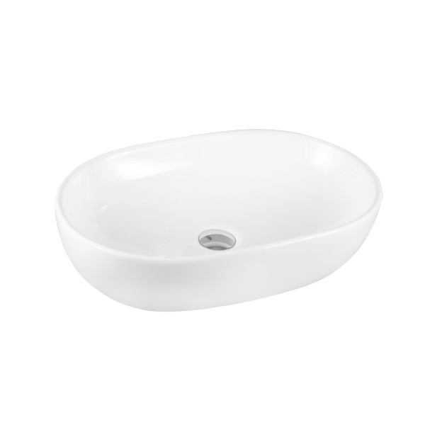 MU7100D-GW Раковина накладная, белый глянец, без перелива