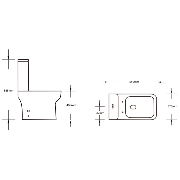 MYL320GW Унитаз-компaкт безободковый RUBIS, сиденье дюропласт, глянцевый белый