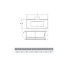 Ванна акриловая RelisanEcoPlus Дунай 180х80