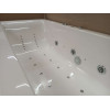 Установка гидромассажной системы цвет хром в мраморную ванну