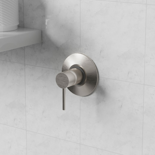 Смеситель для душа PAINI Cox встраиваемый, брашированный никель PVD (PW)