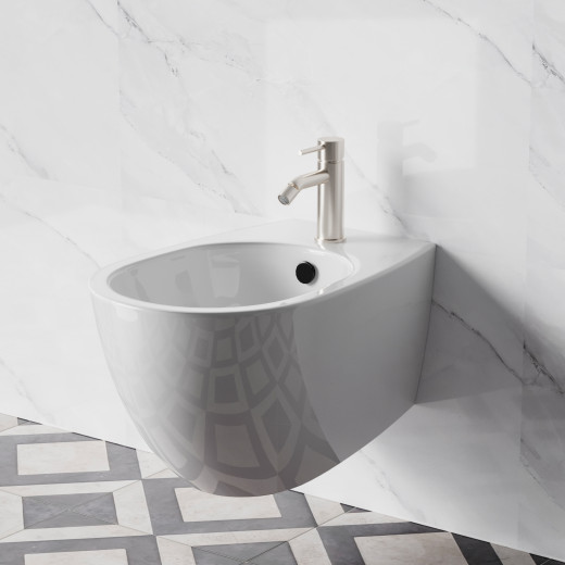 Смеситель для биде PAINI Cox без донного клапана, брашированный никель PVD (PW)