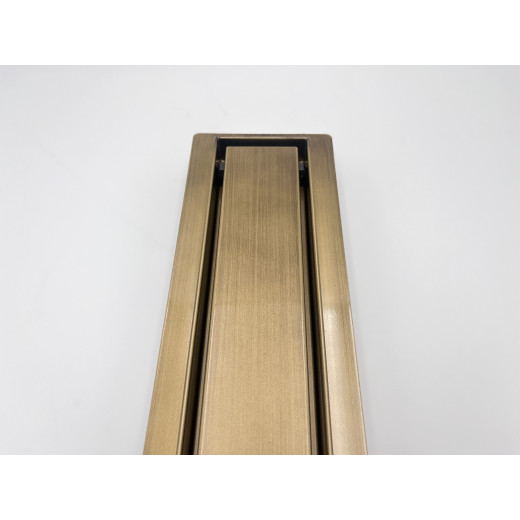 Душевой трап Arianda поворотный/ под плитку 1000 мм. Бронза глянец