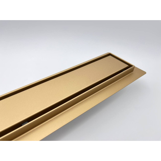 Душевой трап Arianda поворотный/ под плитку 1000 мм. Золото матовое