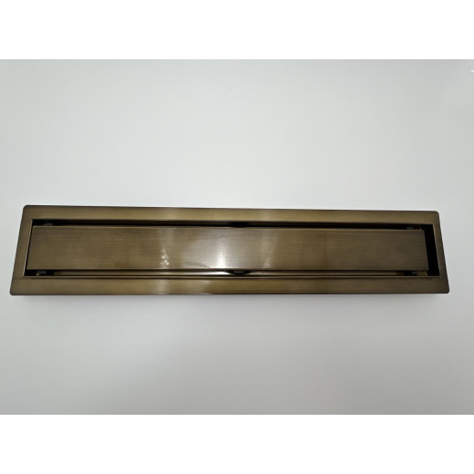 Душевой трап Arianda поворотный/ под плитку 1100 мм. Бронза глянец